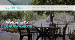 Desktop Screenshot of gautamhotelvns.com